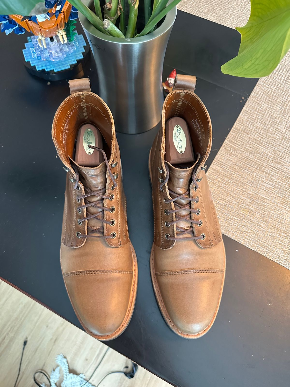 Photo by ds on March 8, 2025 of the Rancourt & Co. Byron Boot in Horween Natural Chromexcel.