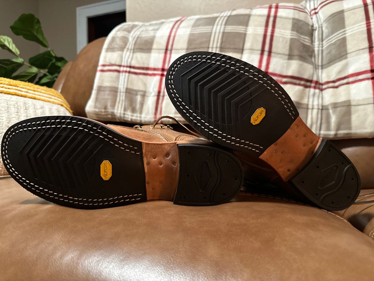 Photo by ds on August 6, 2024 of the Nicks MTO in Horween Natural Dublin.
