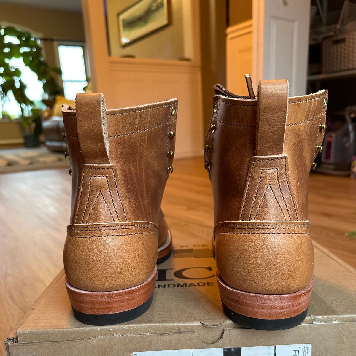 Photo by ds on August 5, 2024 of the Nicks MTO in Horween Natural Dublin.