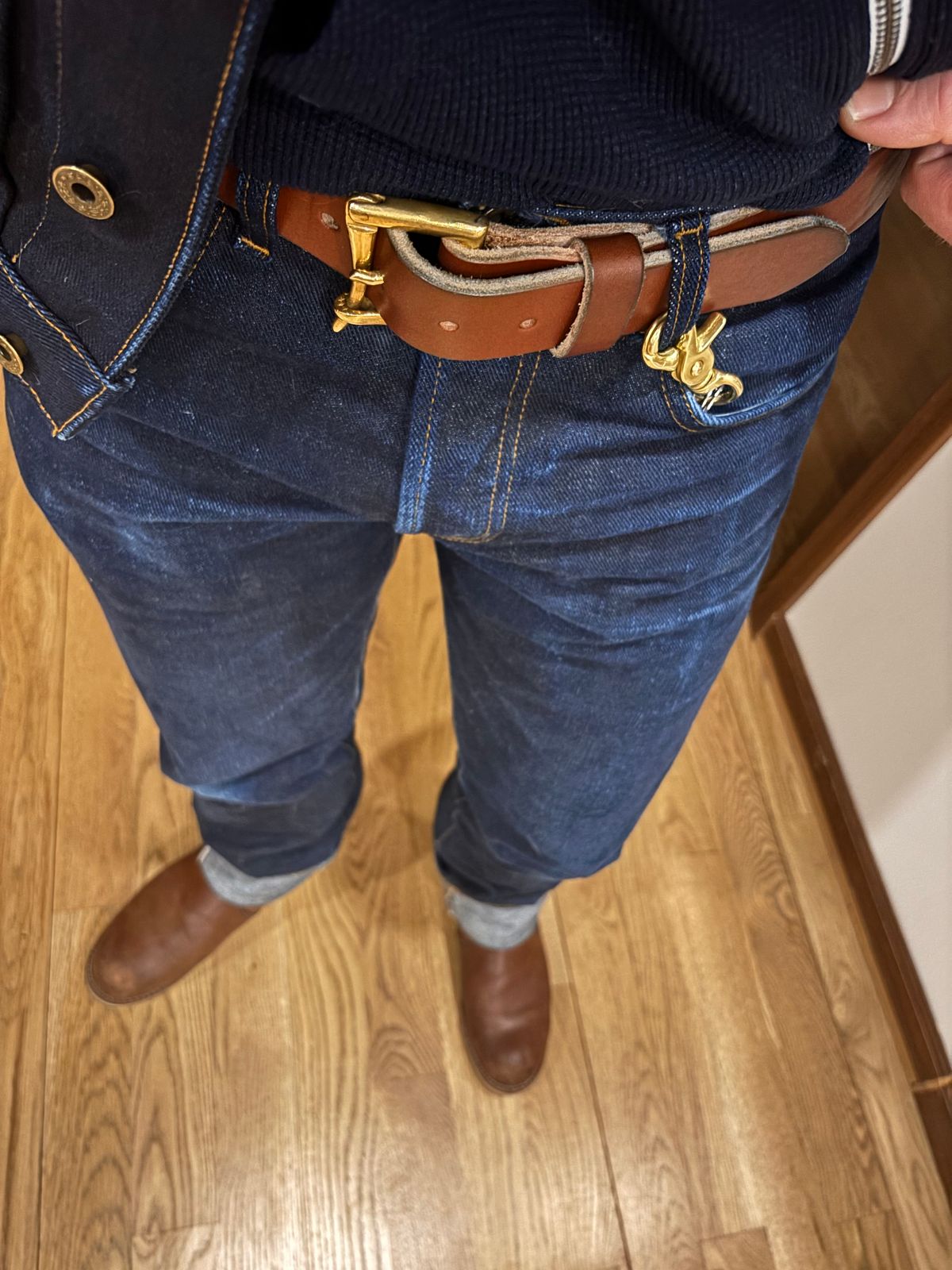 Photo by Sober_And_Faded on February 13, 2026 of the Red Wing Classic Chelsea in S.B. Foot Amber Harness.