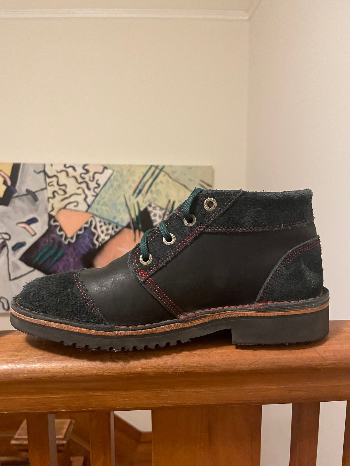 Photo by natanjp on December 1, 2024 of the Jim Green Turbo Vellie in Black Full Grain.