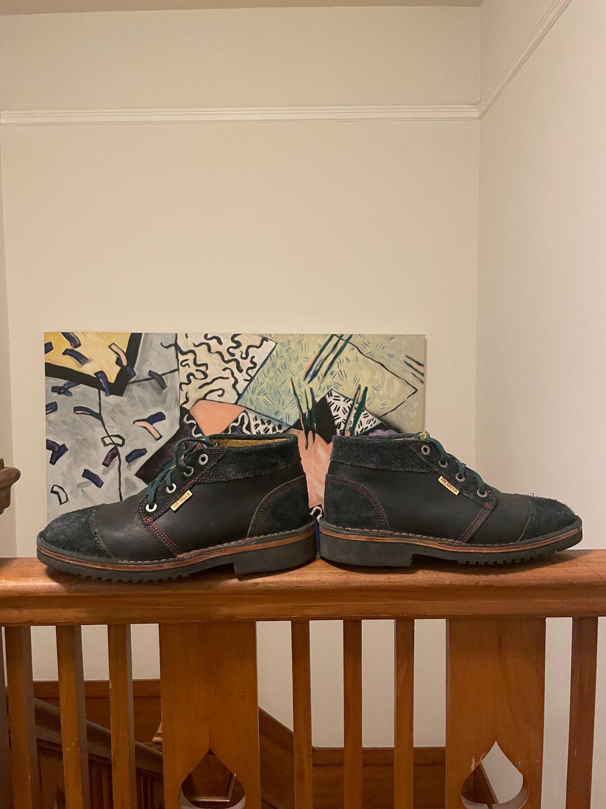 Photo by natanjp on November 26, 2024 of the Jim Green Turbo Vellie in Black Full Grain.