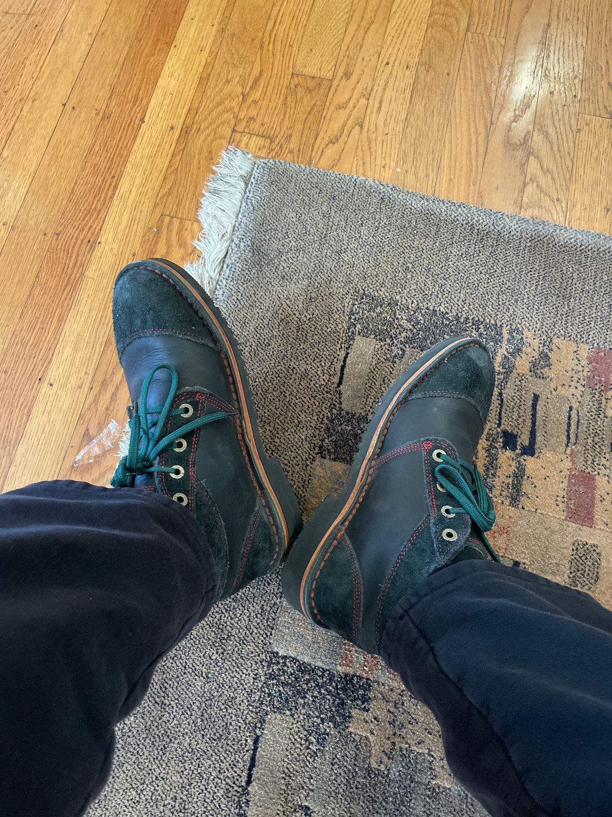Photo by natanjp on January 10, 2025 of the Jim Green Turbo Vellie in Black Full Grain.