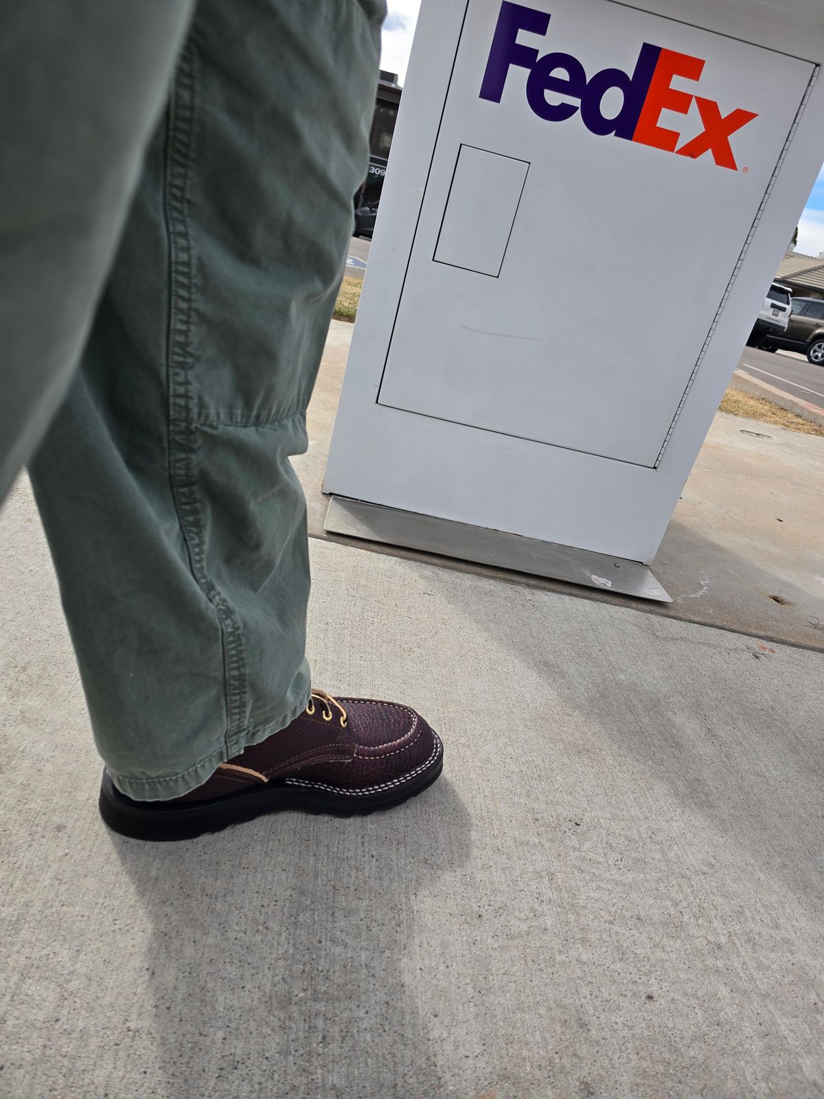 Photo by gtealcr on March 14, 2026 of the Nicks Wood Butcher in Horween Yellowstone #8.