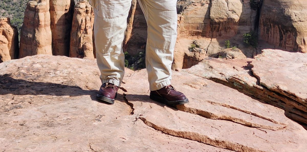 Photo by gtealcr on March 16, 2026 of the Nicks Wood Butcher in Horween Yellowstone #8.