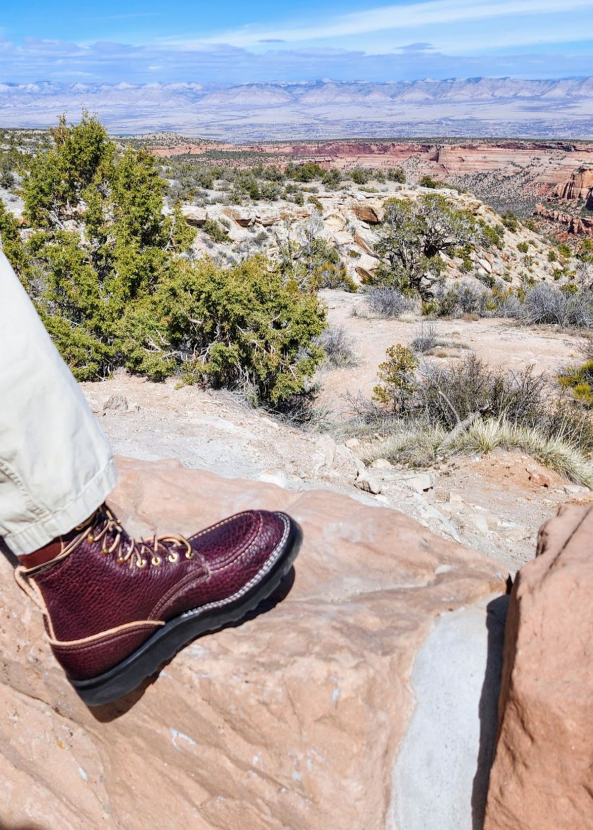 Photo by gtealcr on March 16, 2026 of the Nicks Wood Butcher in Horween Yellowstone #8.