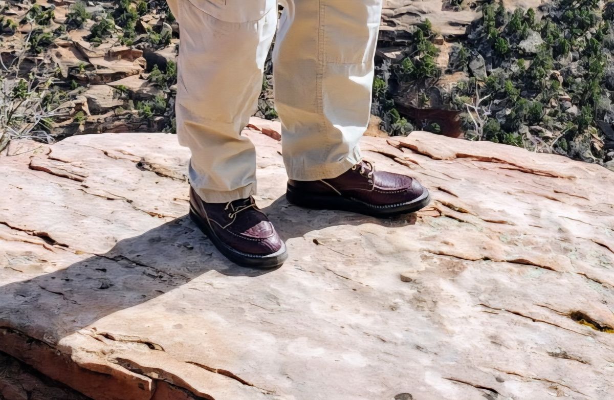 Photo by gtealcr on March 16, 2026 of the Nicks Wood Butcher in Horween Yellowstone #8.