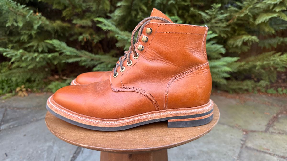 Photo by bigsmallies on October 1, 2025 of the Grant Stone Diesel Boot in Badalassi Carlo Saddle Tan Minerva.
