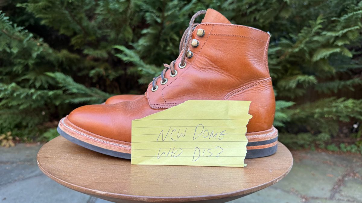 Photo by bigsmallies on October 1, 2025 of the Grant Stone Diesel Boot in Badalassi Carlo Saddle Tan Minerva.