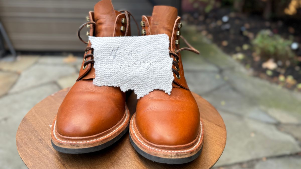 Photo by bigsmallies on November 1, 2025 of the Grant Stone Diesel Boot in Badalassi Carlo Saddle Tan Minerva.