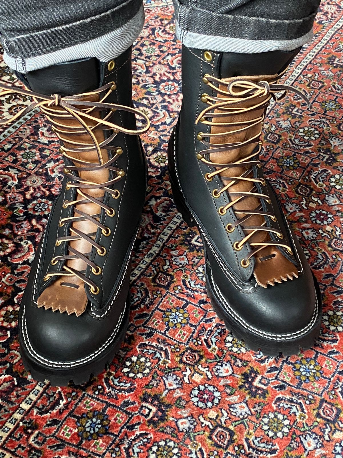 Photo by Fardad on March 4, 2025 of the Wesco Jobmaster in Black Leather.