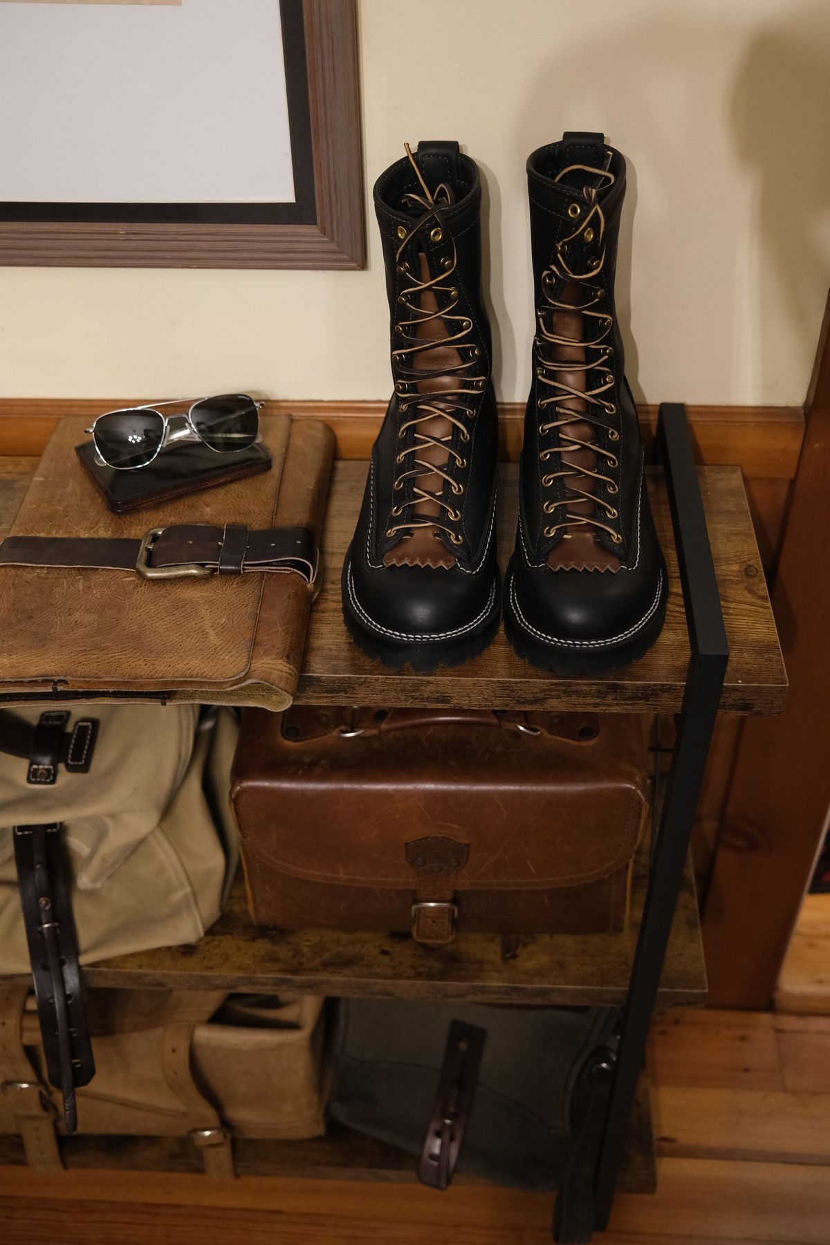 Photo by Fardad on March 6, 2025 of the Wesco Jobmaster in Black Leather.