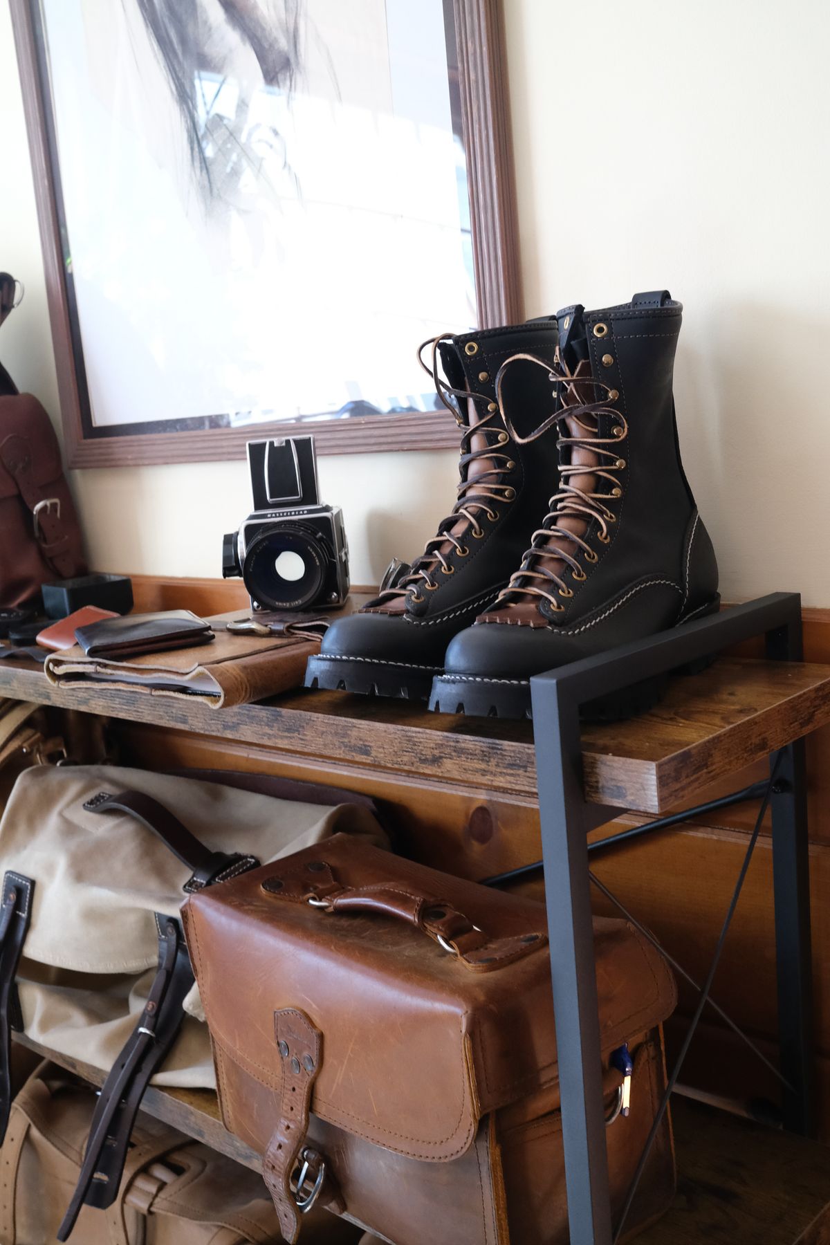 Photo by Fardad on March 7, 2025 of the Wesco Jobmaster in Black Leather.