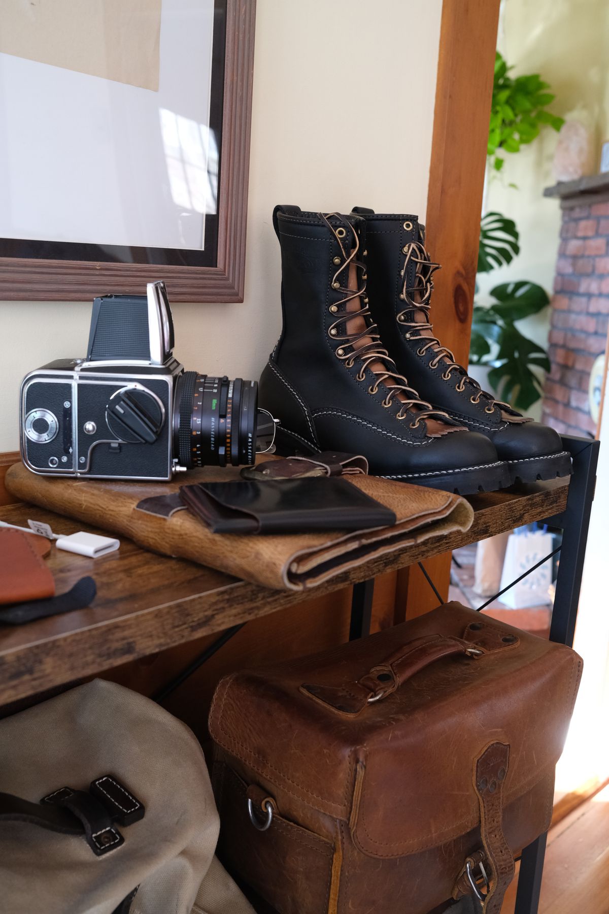 Photo by Fardad on March 7, 2025 of the Wesco Jobmaster in Black Leather.