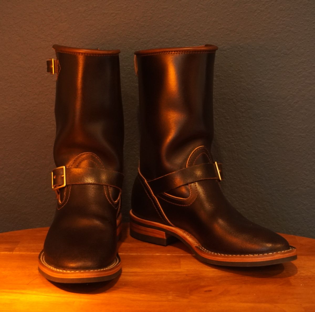 Photo by Wayne02 on June 21, 2026 of the Nicks Nicks x Parkhurst Brakeman in Horween Brown Waxed Flesh.