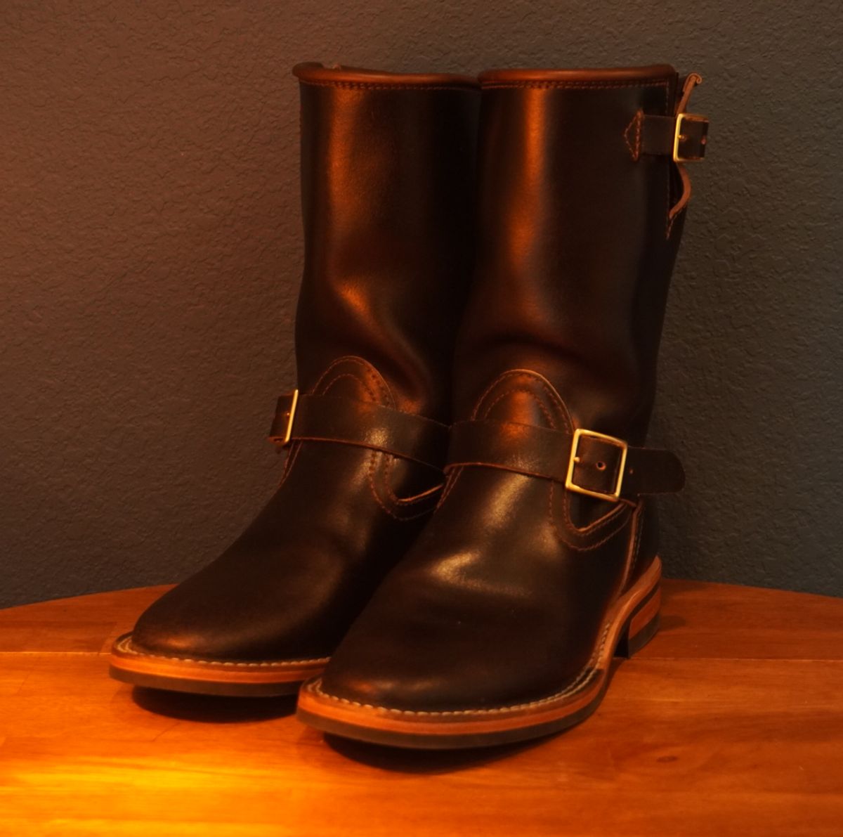 Photo by Wayne02 on June 21, 2026 of the Nicks Nicks x Parkhurst Brakeman in Horween Brown Waxed Flesh.