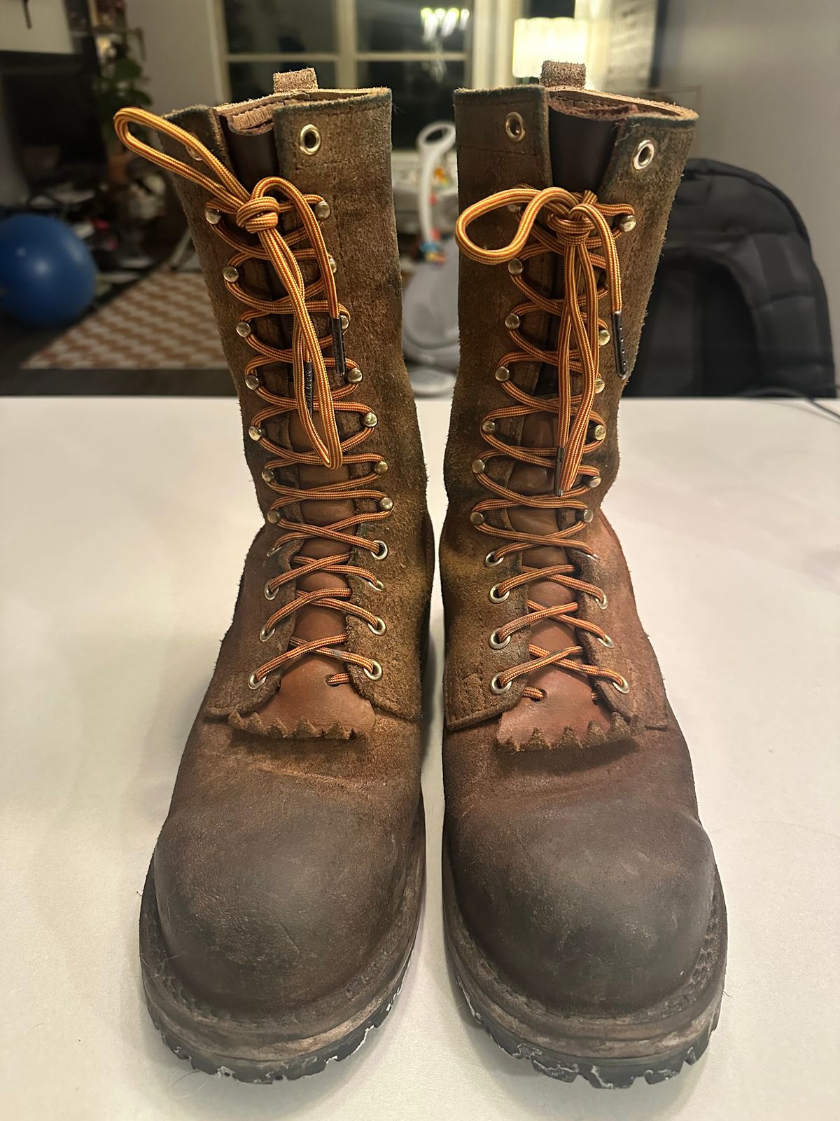 Photo by Refrigeration_Wizard on February 12, 2025 of the Nicks wirecutter in Seidel 1964 Tan Roughout.