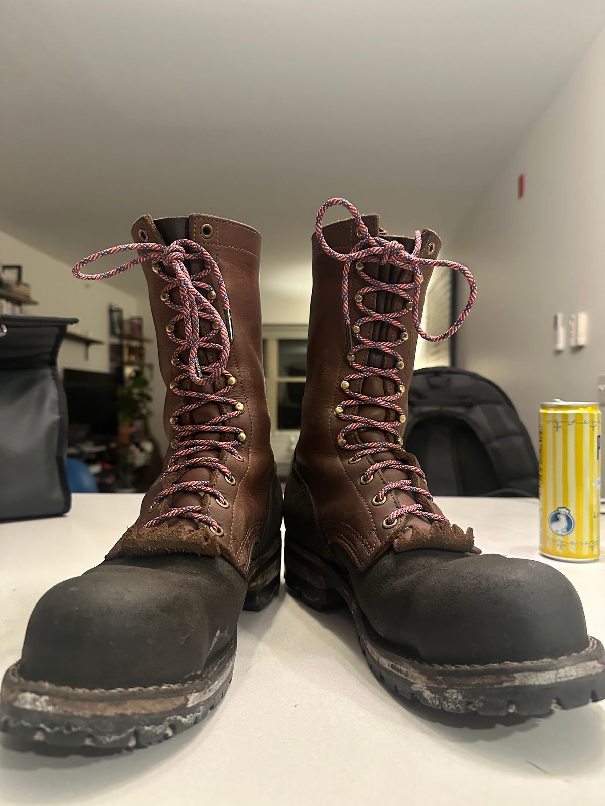 Photo by Refrigeration_Wizard on February 12, 2025 of the Nicks BuilderPro in Seidel 1964 Brown & Seidel 1964 Black Roughout.
