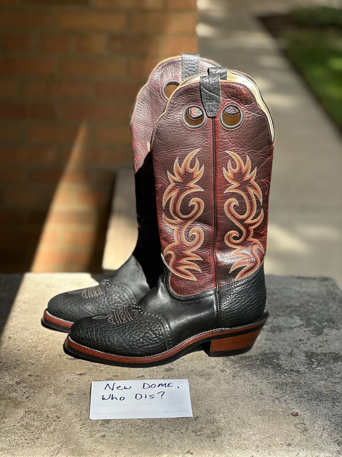 Photo by JT4 on October 2, 2025 of the Boulet Boots 3059 in Bullhide.