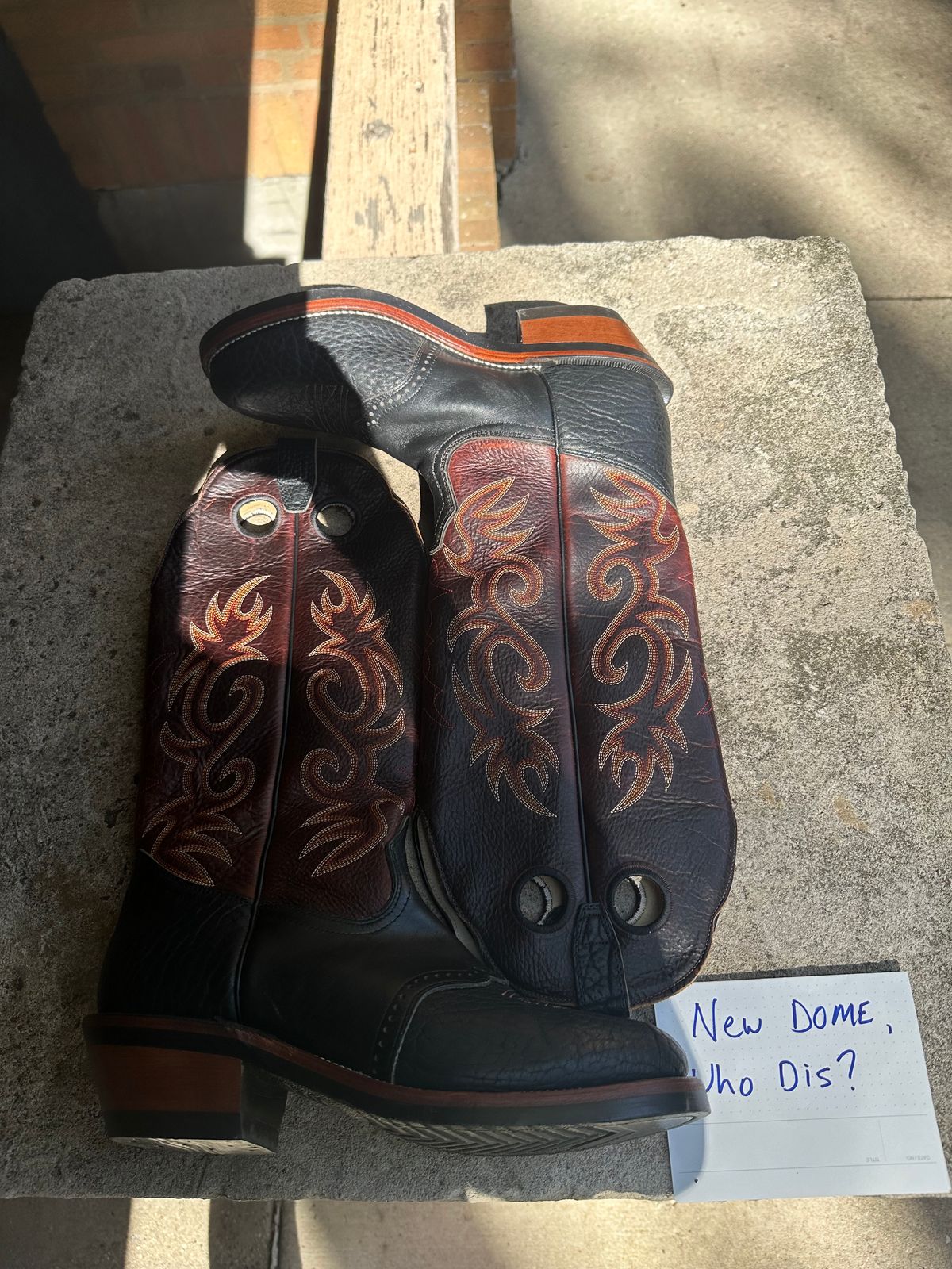 Photo by JT4 on October 2, 2025 of the Boulet Boots 3059 in Bullhide.