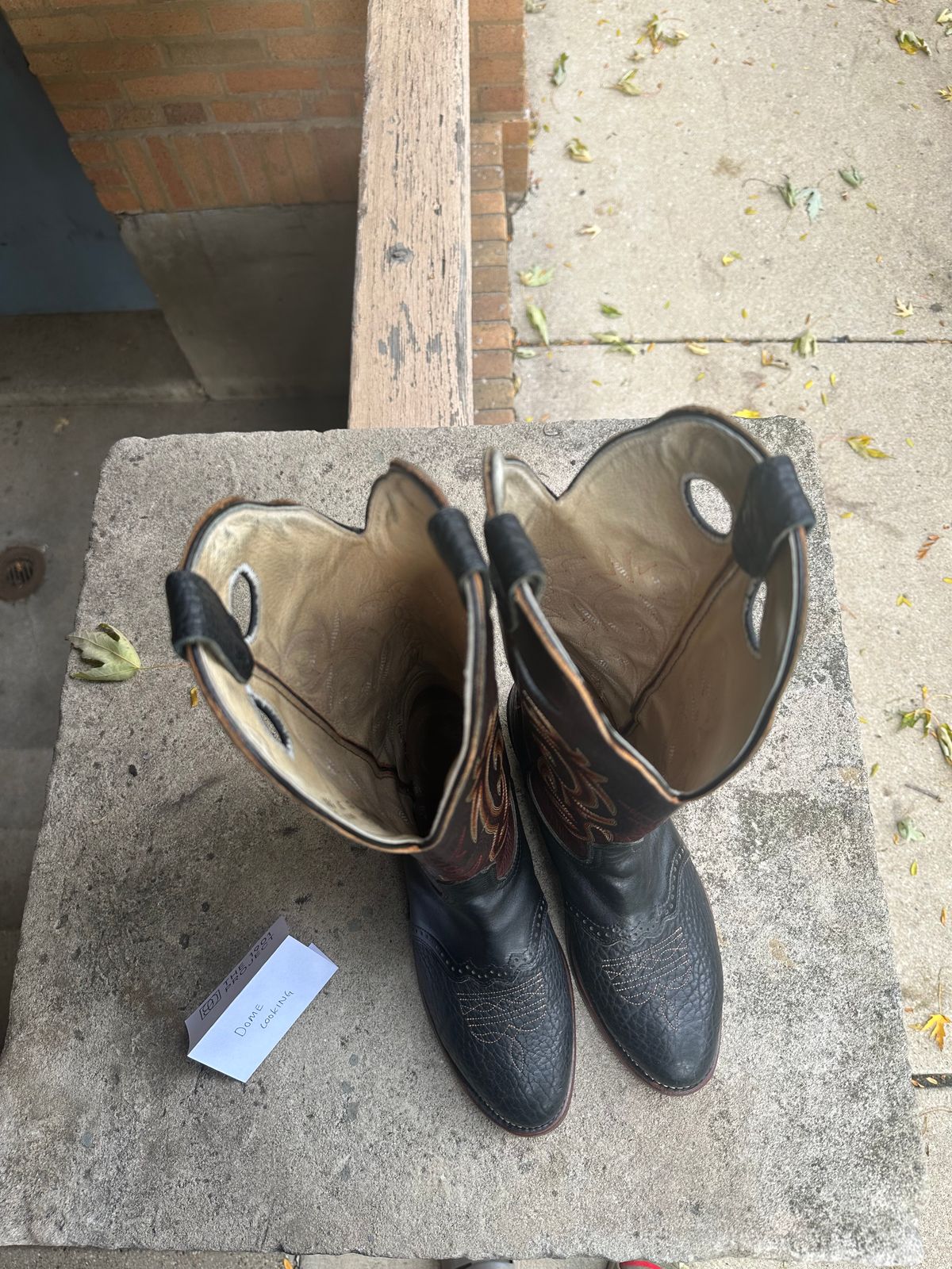 Photo by JT4 on November 5, 2025 of the Boulet Boots 3059 in Bullhide.