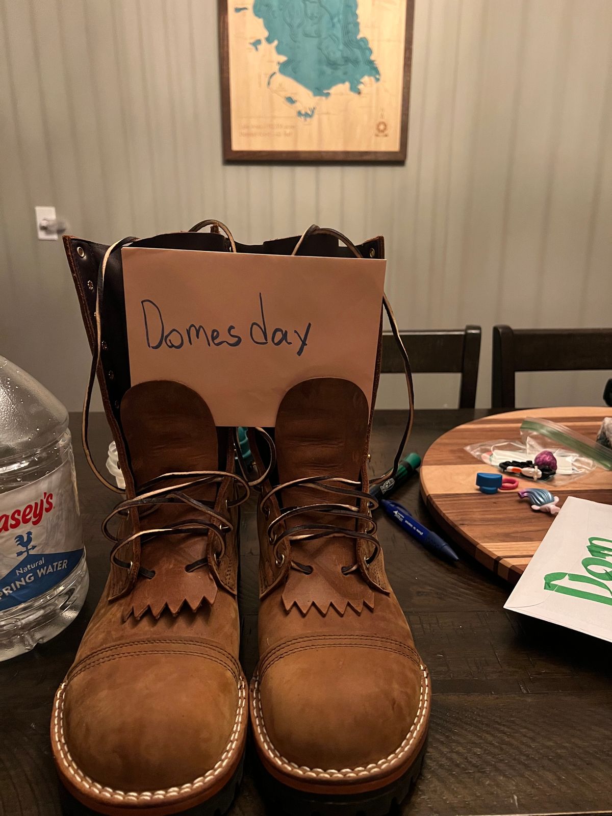 Photo by petejones418 on October 1, 2024 of the Nicks Lace Up Work in Seidel WeatherShield Brown.