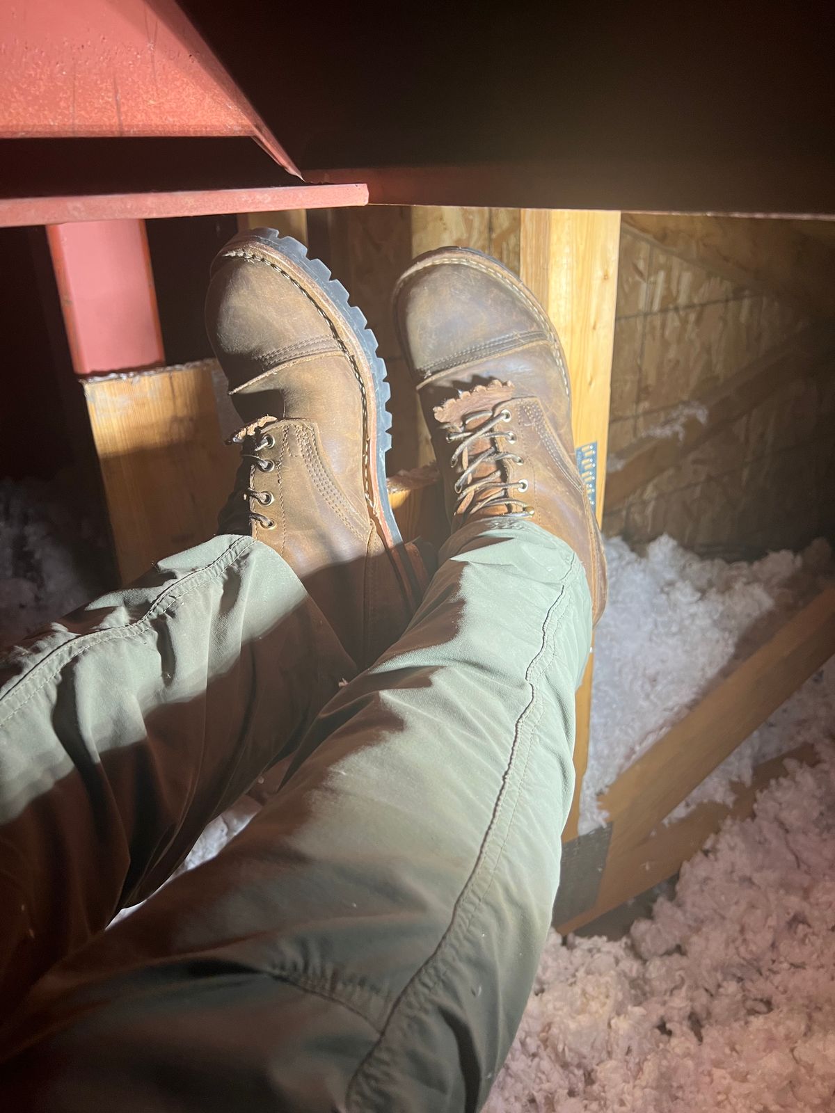 Photo by petejones418 on November 14, 2024 of the Nicks Lace Up Work in Seidel WeatherShield Brown.