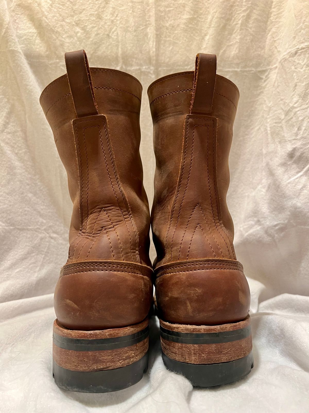 Photo by petejones418 on December 5, 2024 of the Nicks Lace Up Work in Seidel WeatherShield Brown.