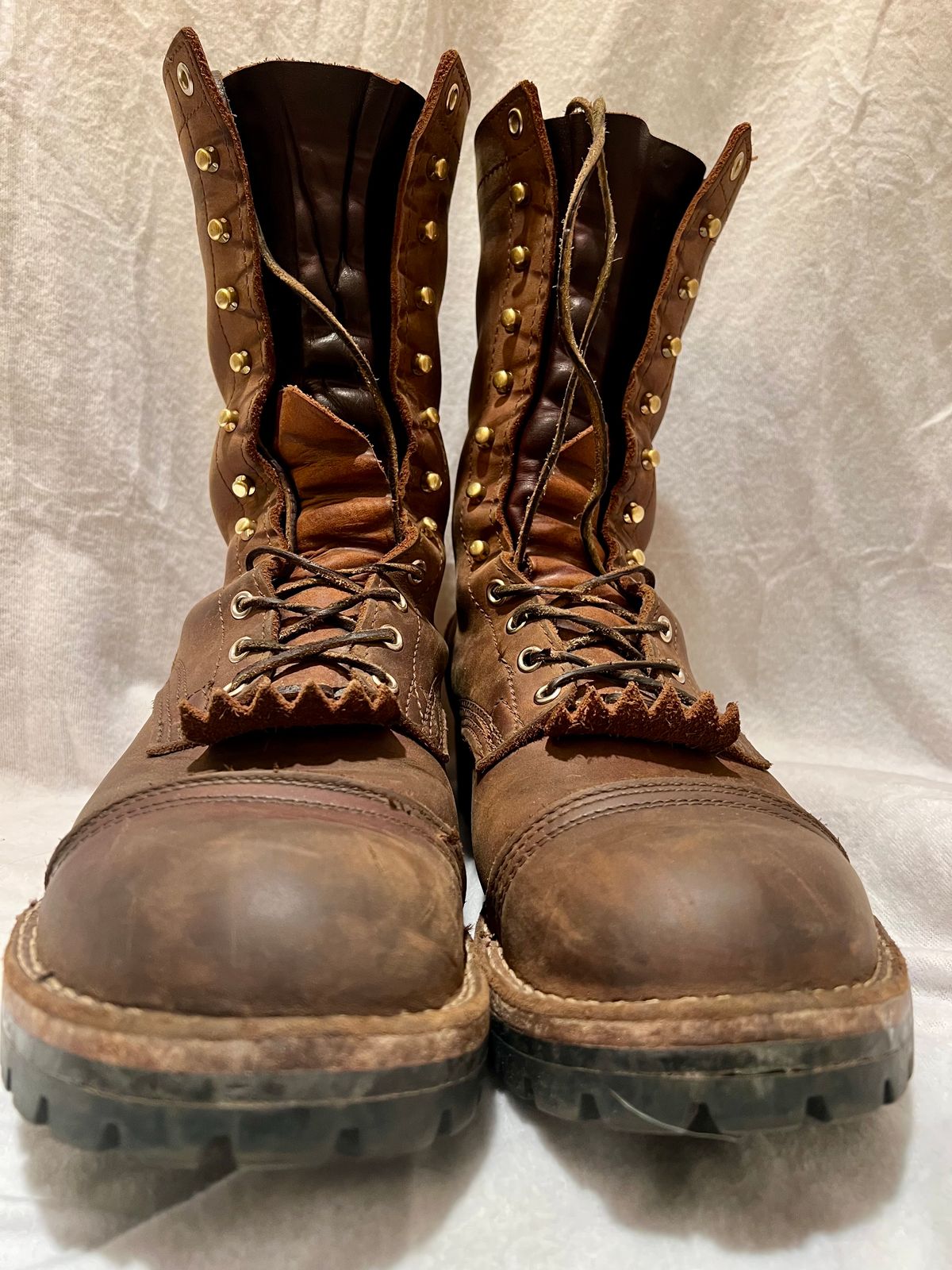 Photo by petejones418 on December 5, 2024 of the Nicks Lace Up Work in Seidel WeatherShield Brown.