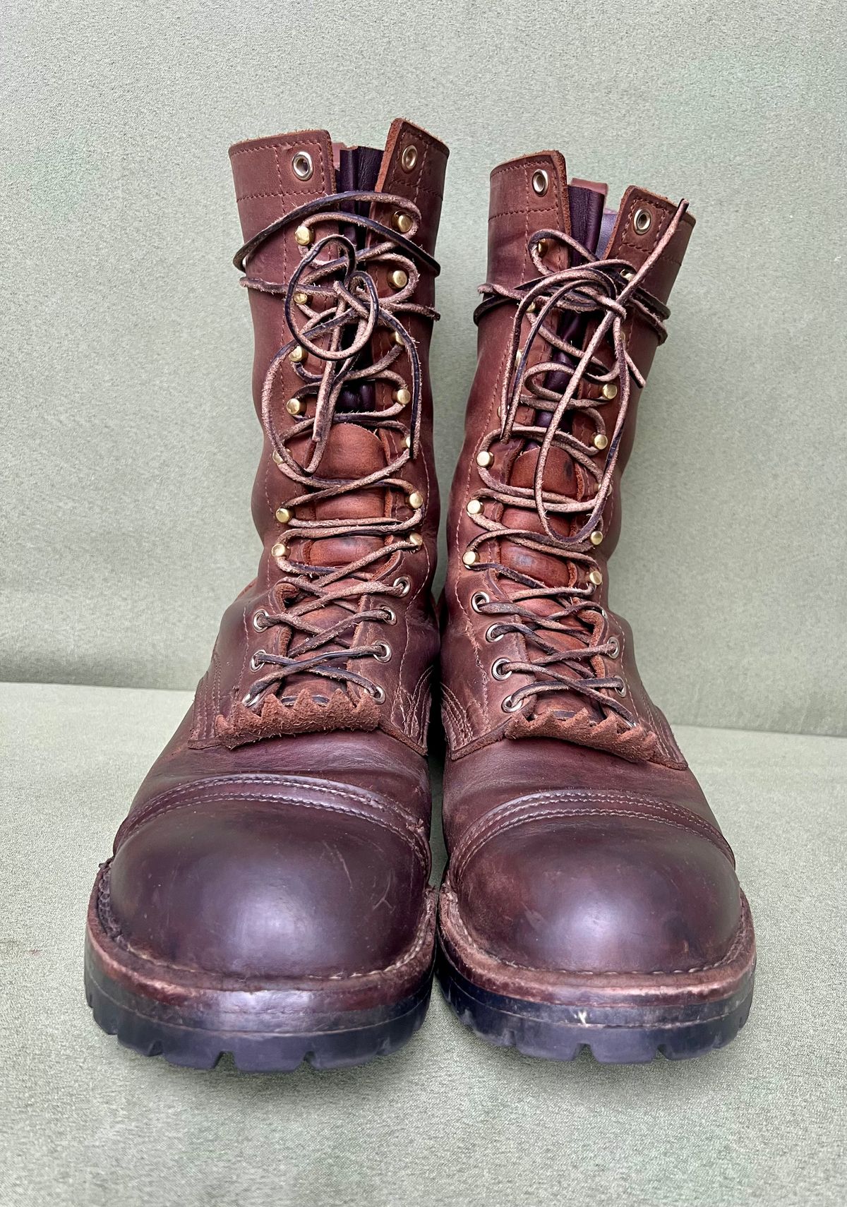 Photo by petejones418 on February 2, 2025 of the Nicks Lace Up Work in Seidel WeatherShield Brown.