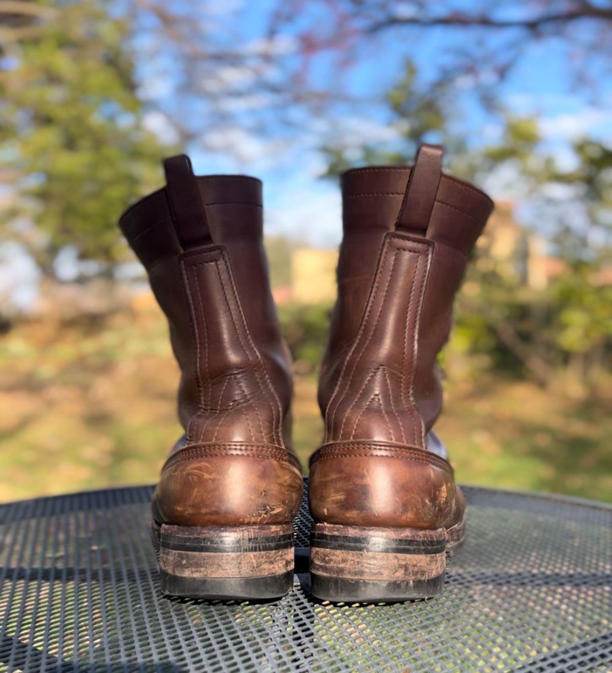 Photo by petejones418 on November 2, 2025 of the Nicks Lace Up Work in Seidel WeatherShield Brown.