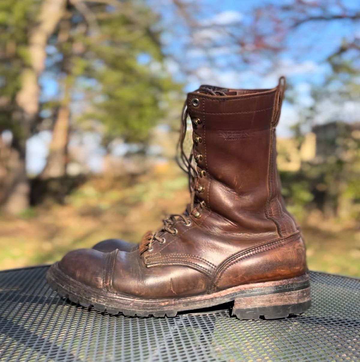 Photo by petejones418 on November 2, 2025 of the Nicks Lace Up Work in Seidel WeatherShield Brown.