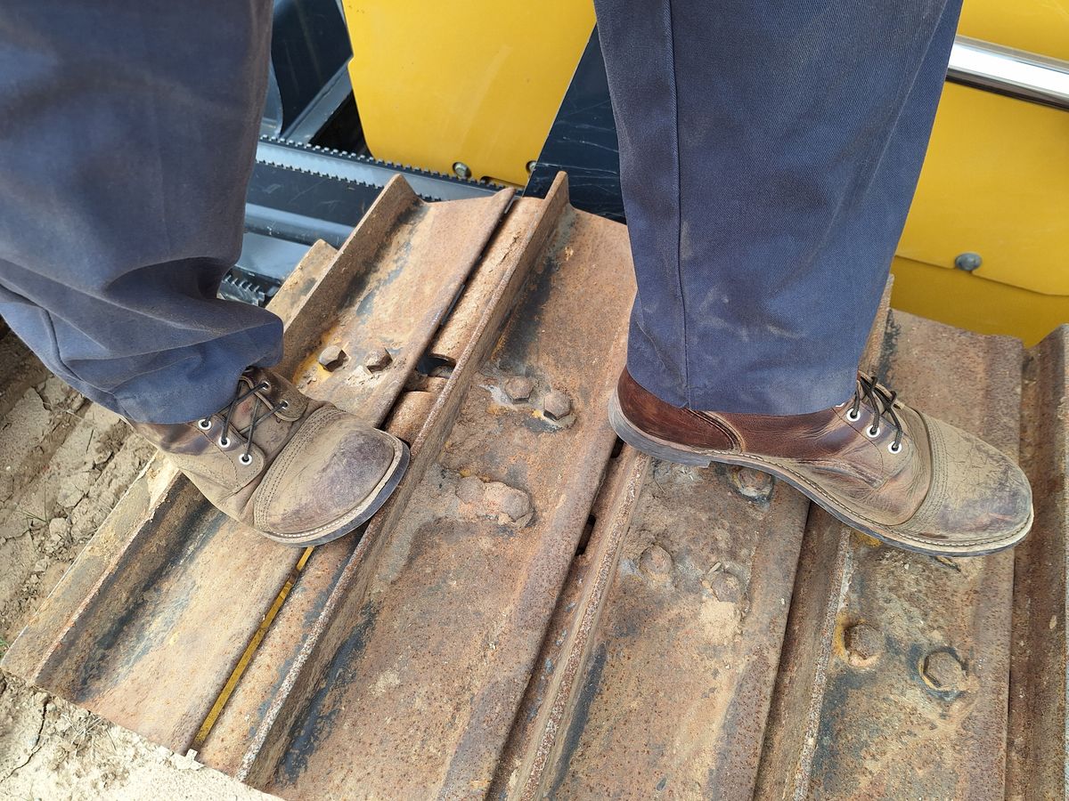 Photo by Arto on November 4, 2024 of the Red Wing Iron Ranger in S.B. Foot Copper Rough and Tough.