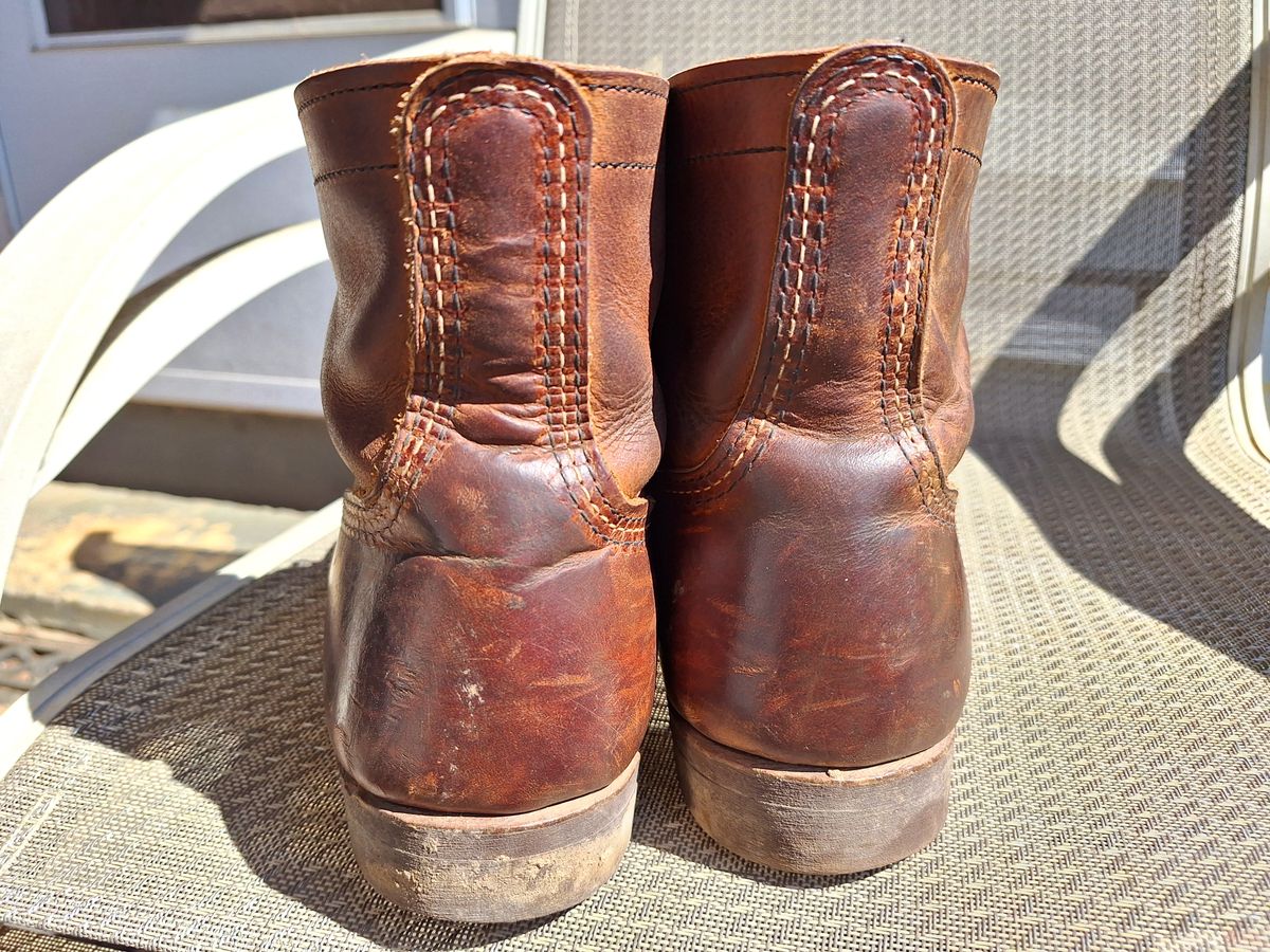 Photo by Arto on March 1, 2025 of the Red Wing Iron Ranger in S.B. Foot Copper Rough and Tough.