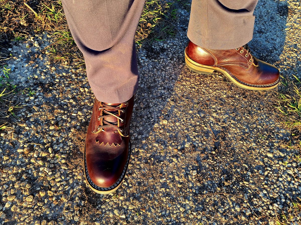 Photo by Arto on February 28, 2025 of the Frank's Boots Wilshire in Seidel Brown Domain.