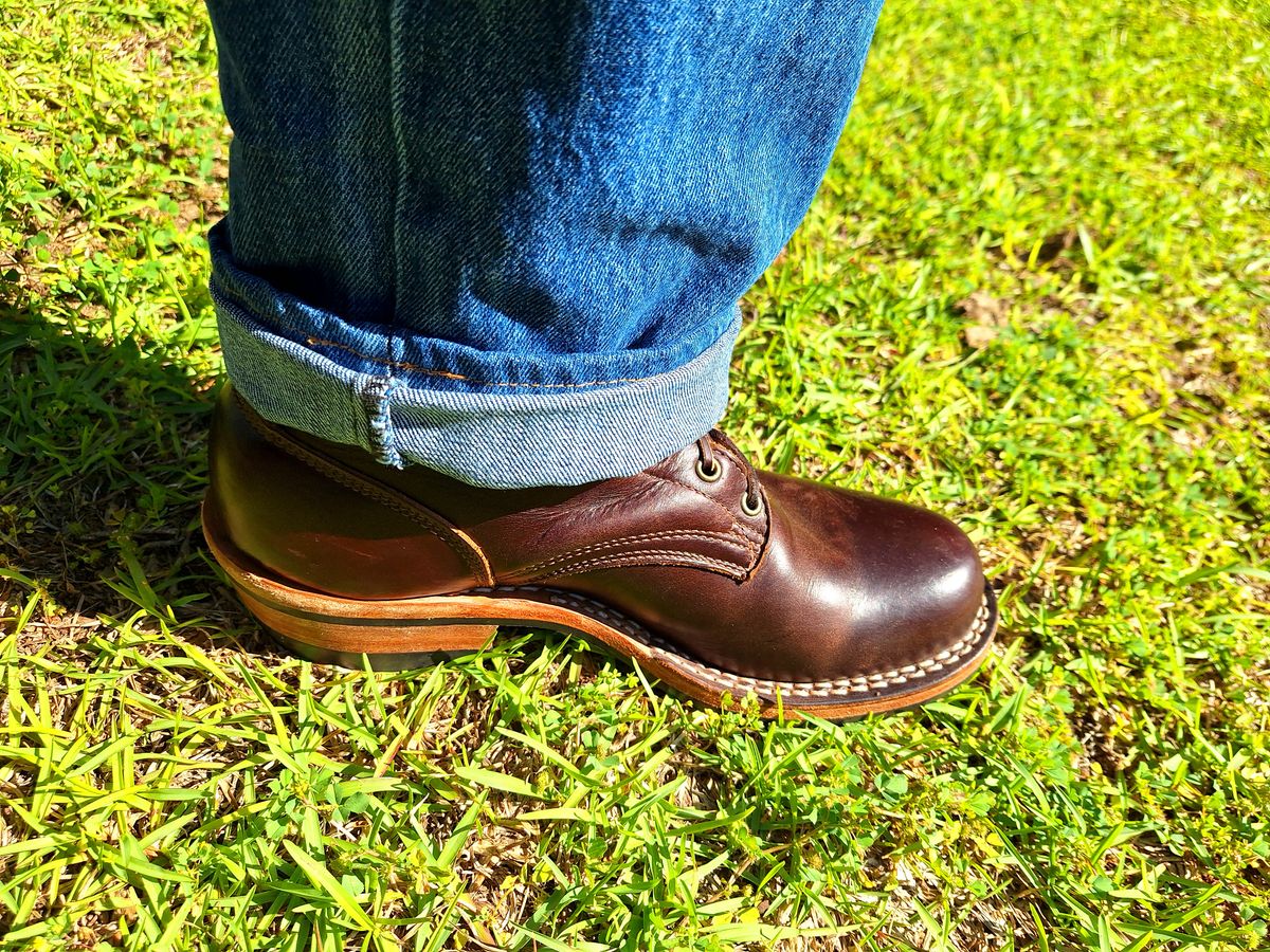 Photo by Arto on April 12, 2025 of the Frank's Boots Wilshire in Seidel Brown Domain.