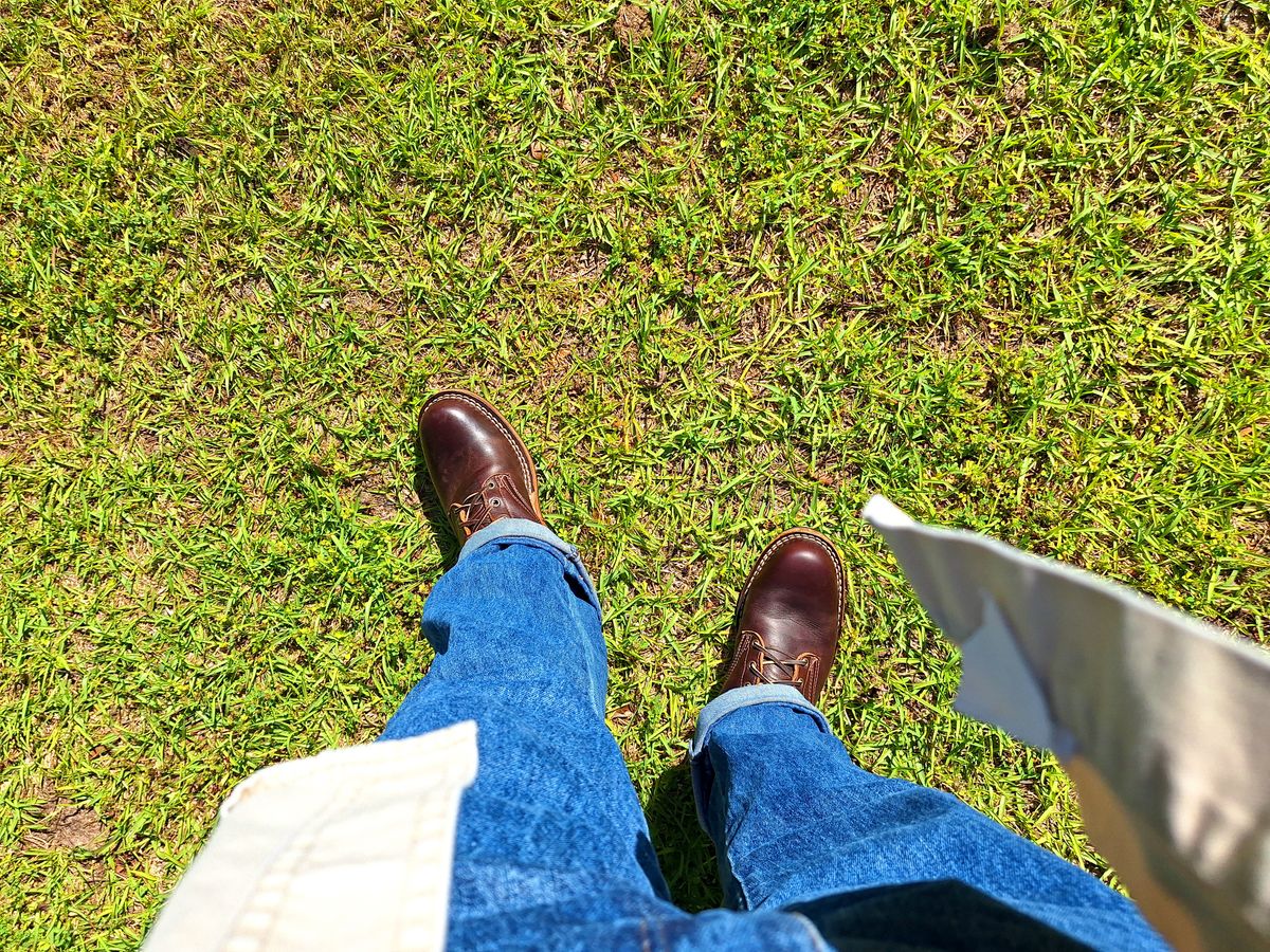 Photo by Arto on April 12, 2025 of the Frank's Boots Wilshire in Seidel Brown Domain.