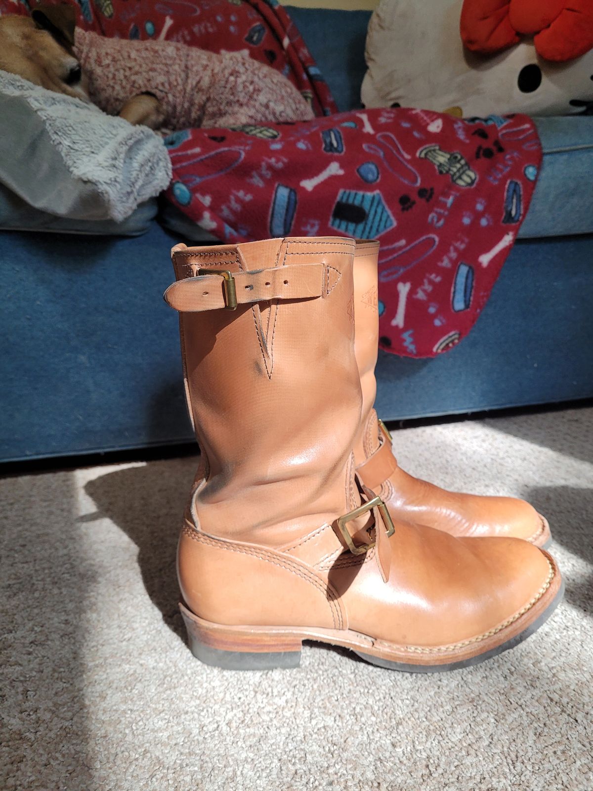 Photo by markieballa on December 3, 2024 of the Wesco Mister Lou in Maryam Natural Horsebutt.