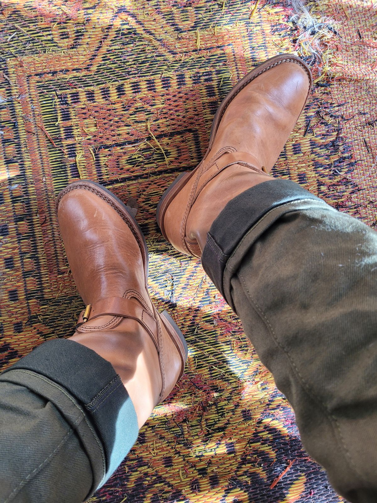 Photo by markieballa on January 5, 2025 of the Wesco Mister Lou in Maryam Natural Horsebutt.