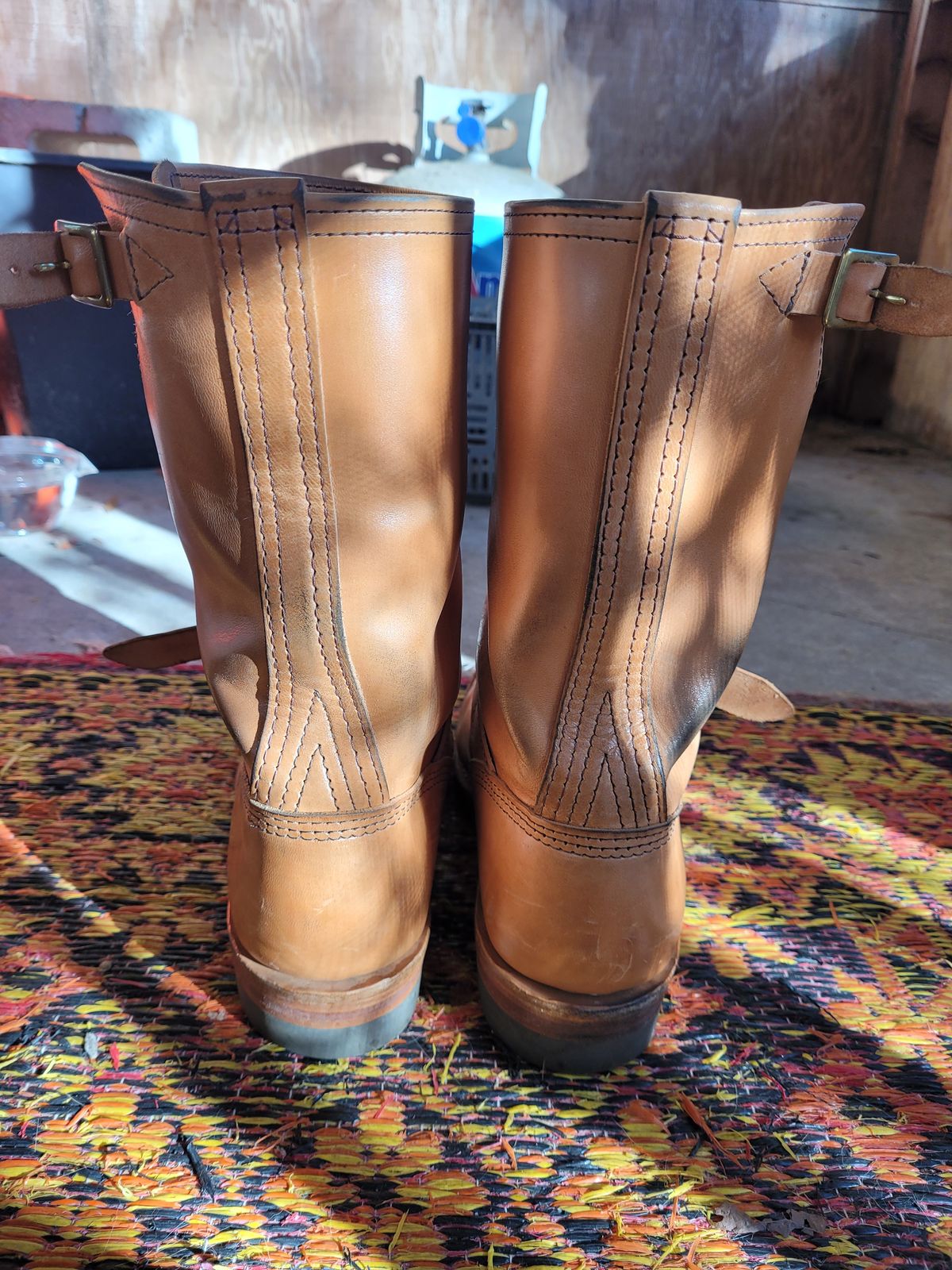 Photo by markieballa on January 5, 2025 of the Wesco Mister Lou in Maryam Natural Horsebutt.