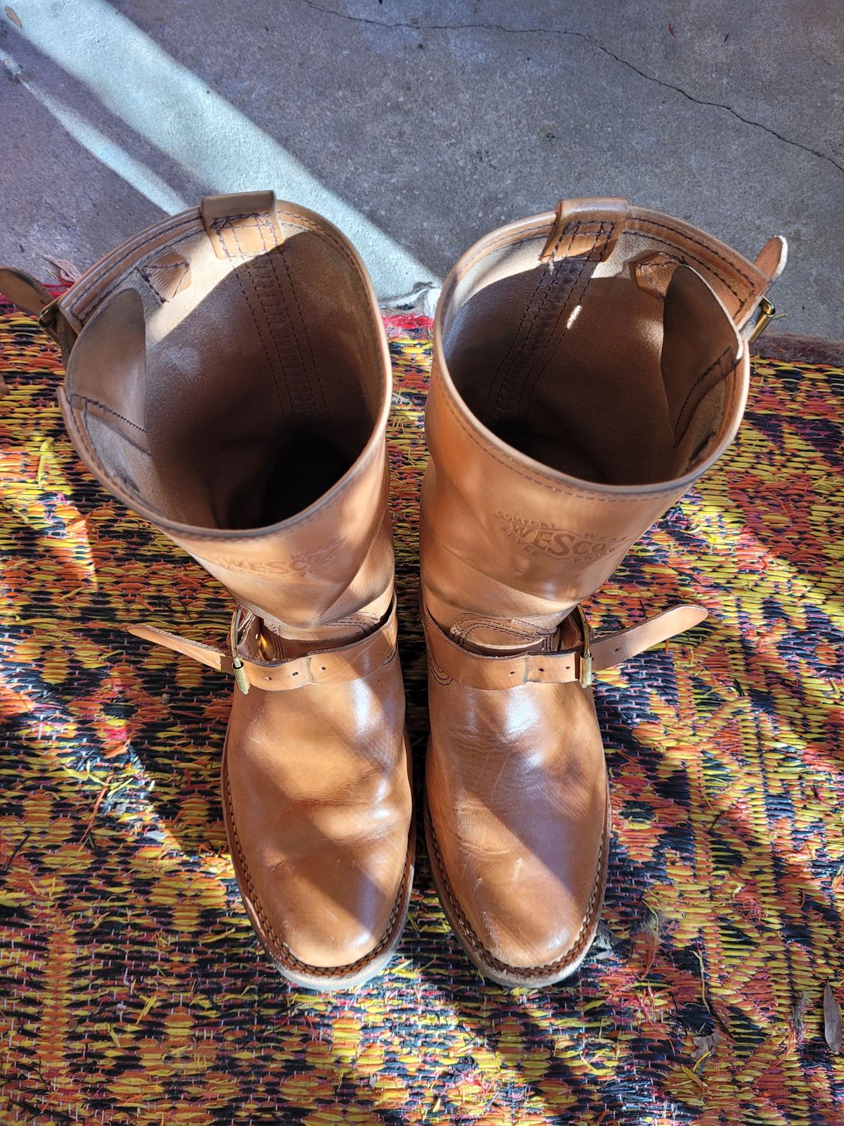 Photo by markieballa on January 5, 2025 of the Wesco Mister Lou in Maryam Natural Horsebutt.