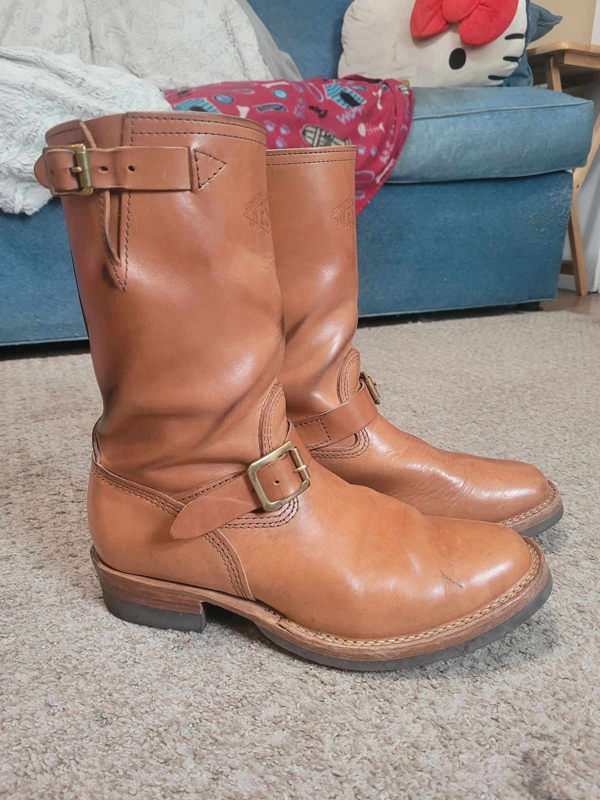 Photo by markieballa on April 4, 2025 of the Wesco Mister Lou in Maryam Natural Horsebutt.
