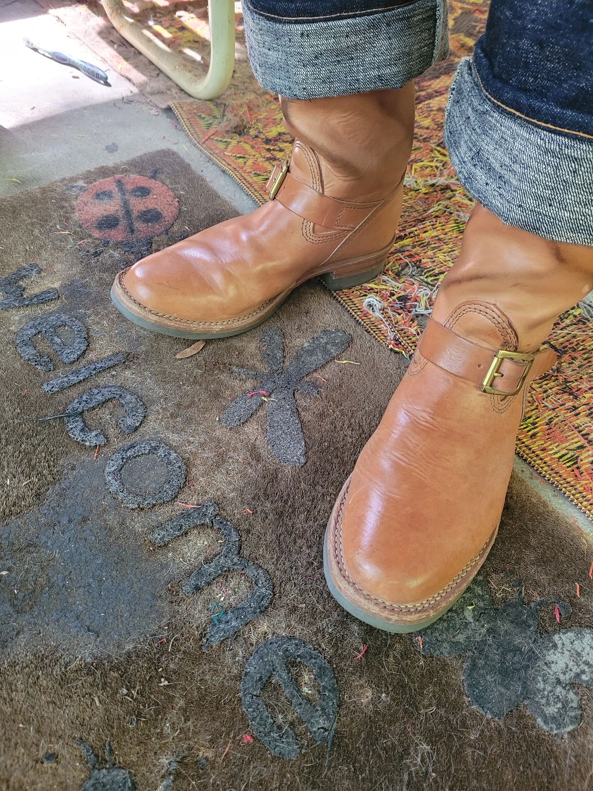 Photo by markieballa on May 16, 2025 of the Wesco Mister Lou in Maryam Natural Horsebutt.