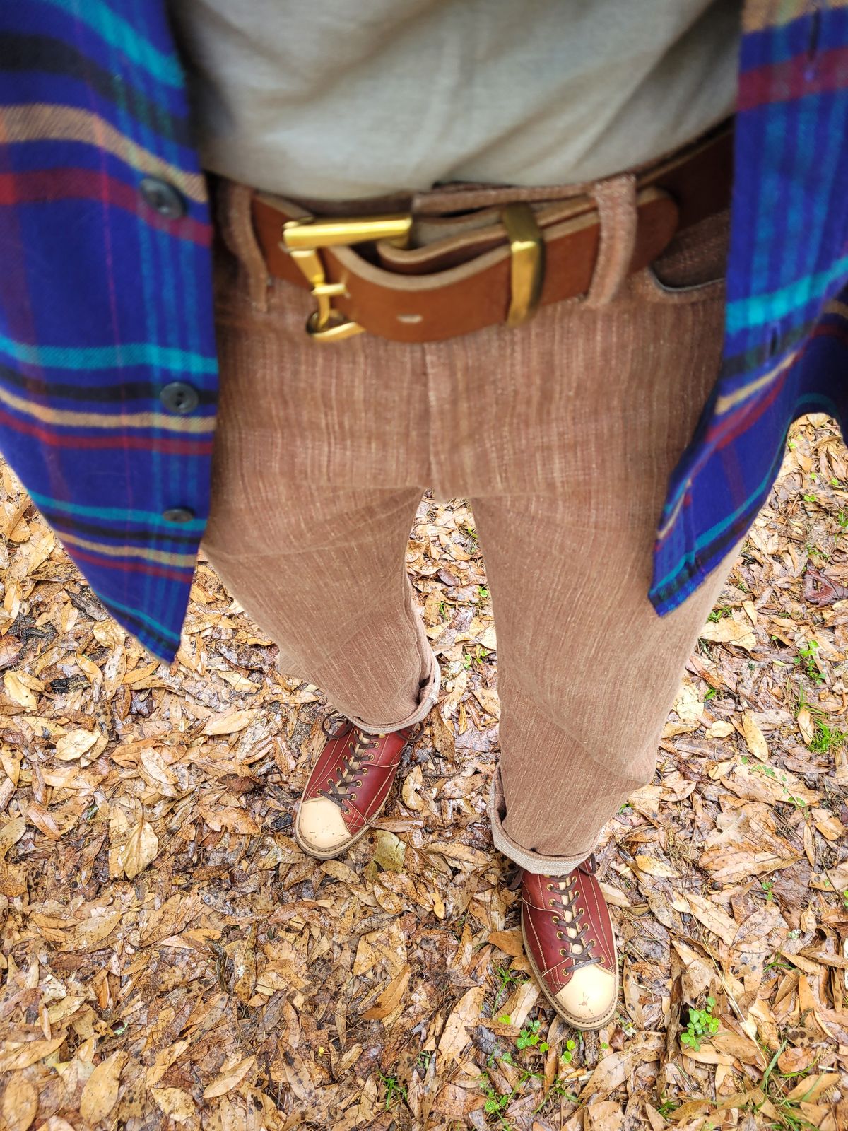Photo by markieballa on March 24, 2025 of the Sagara Cordmaster in Conceria Cloe Natural Horsebutt Overdyed Oxblood & Conceria Cloe Natural Horsebutt.
