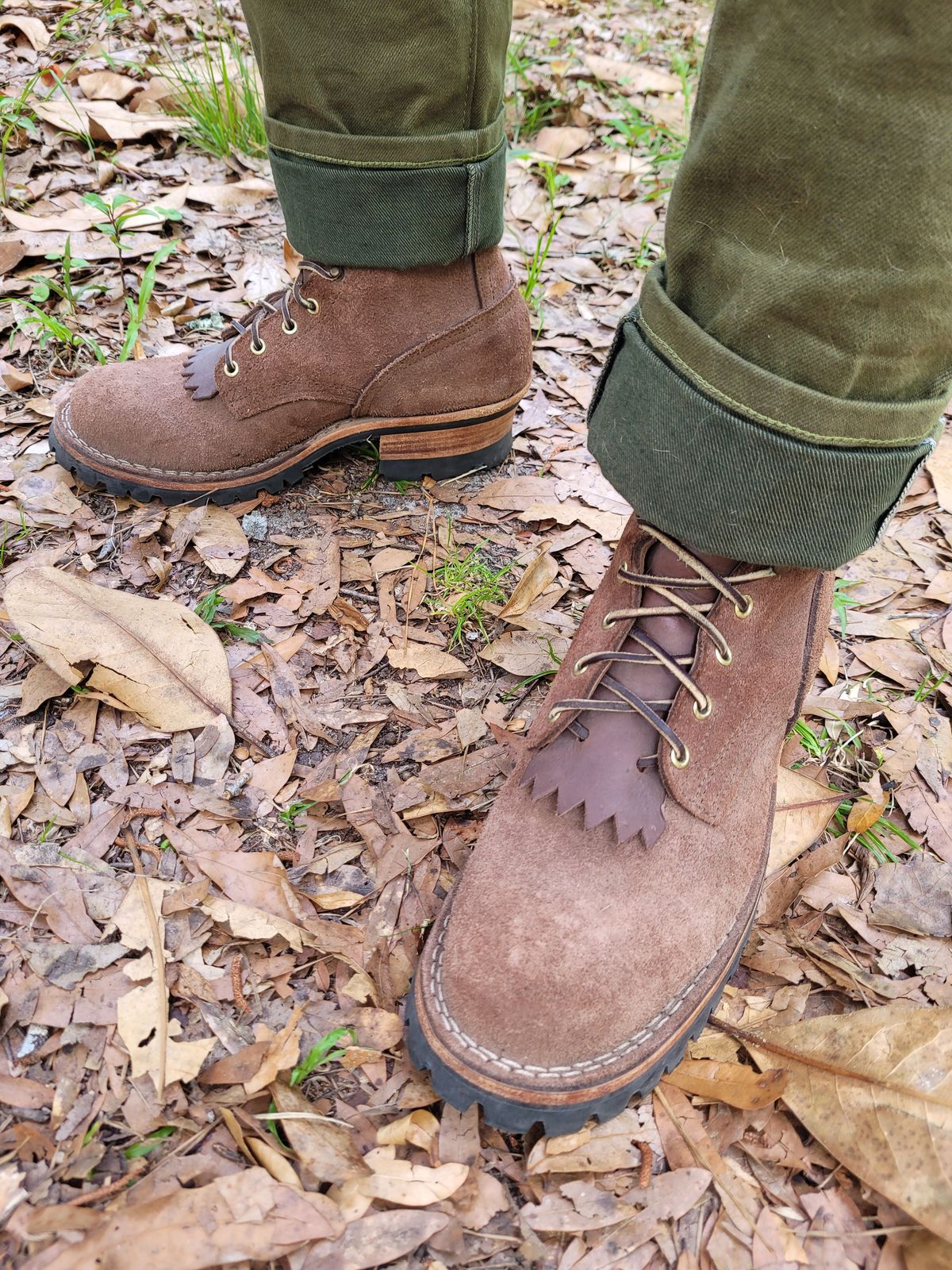 Photo by markieballa on May 9, 2025 of the Nicks BuilderPro in Seidel MaxSupport Walnut Roughout.