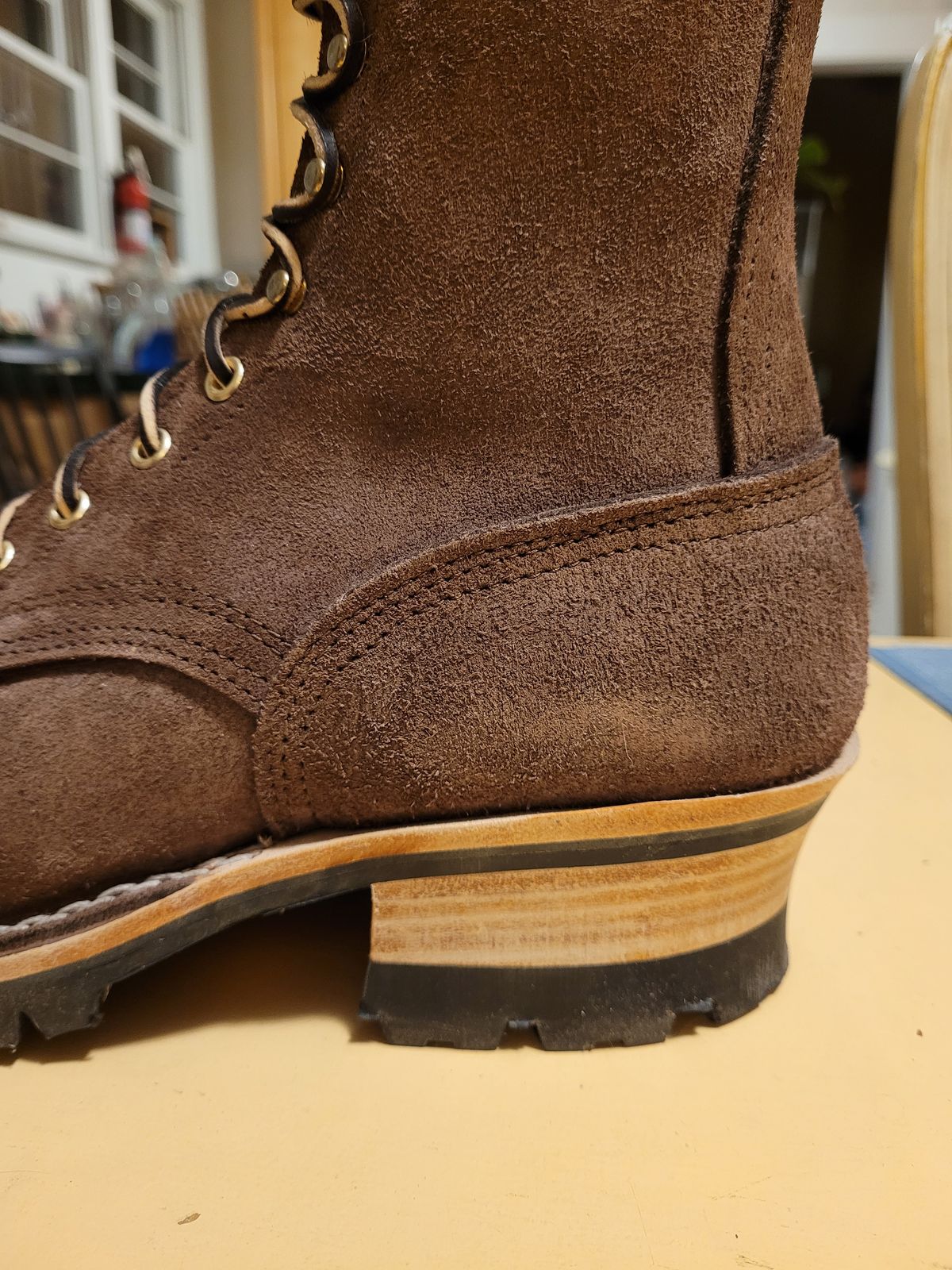Photo by markieballa on October 13, 2023 of the Nicks BuilderPro in Seidel MaxSupport Walnut Roughout.