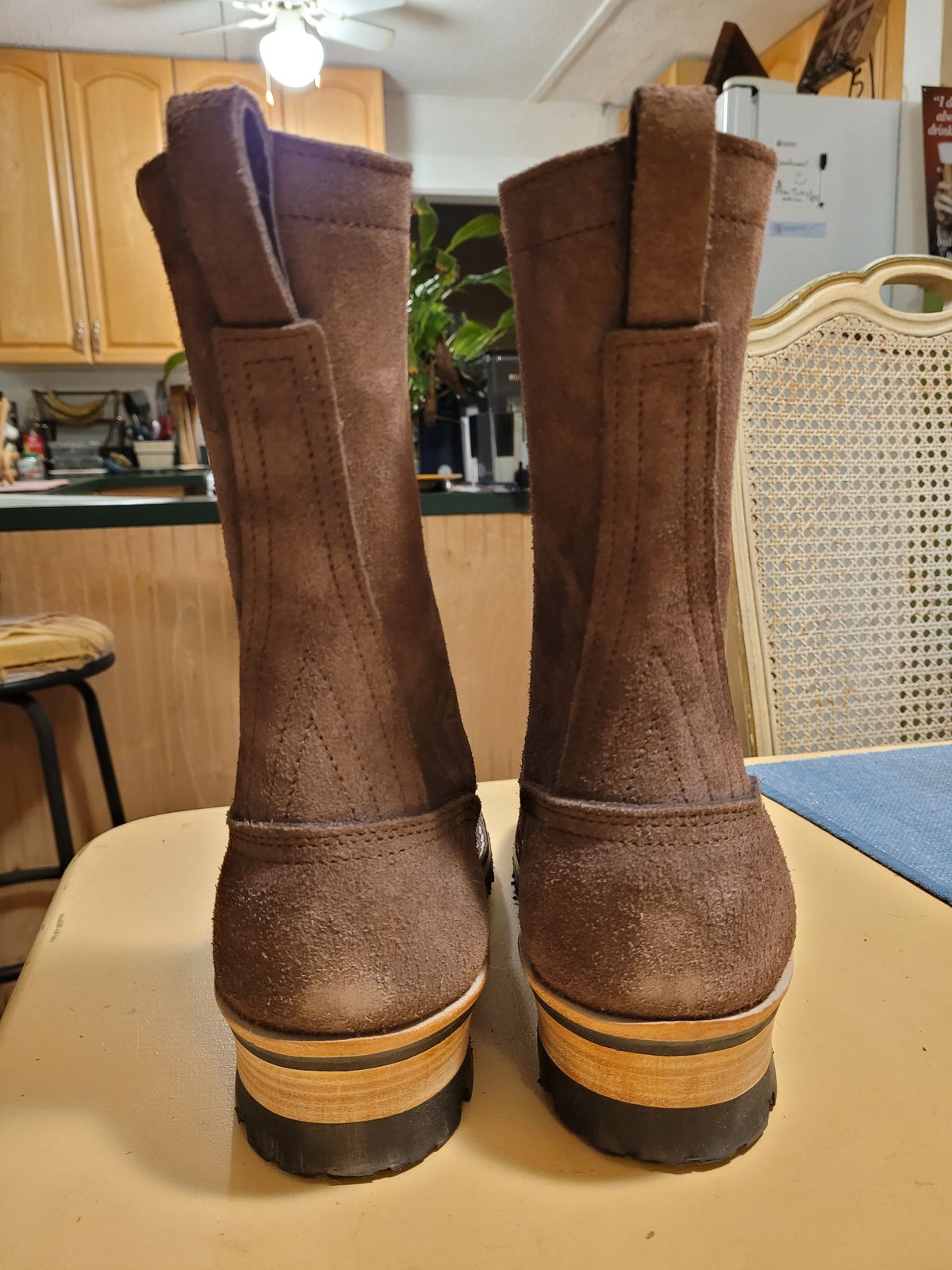 Photo by markieballa on October 13, 2023 of the Nicks BuilderPro in Seidel MaxSupport Walnut Roughout.