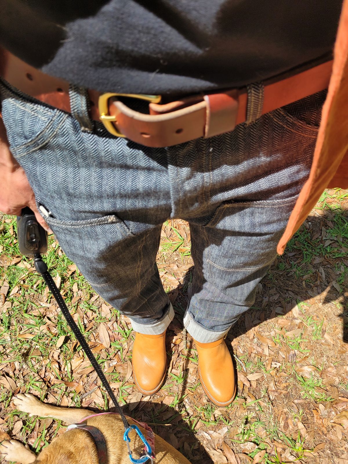 Photo by markieballa on March 28, 2024 of the Fortis Boots Engineer Boot Sample in Badalassi Carlo Cognac Minerva.