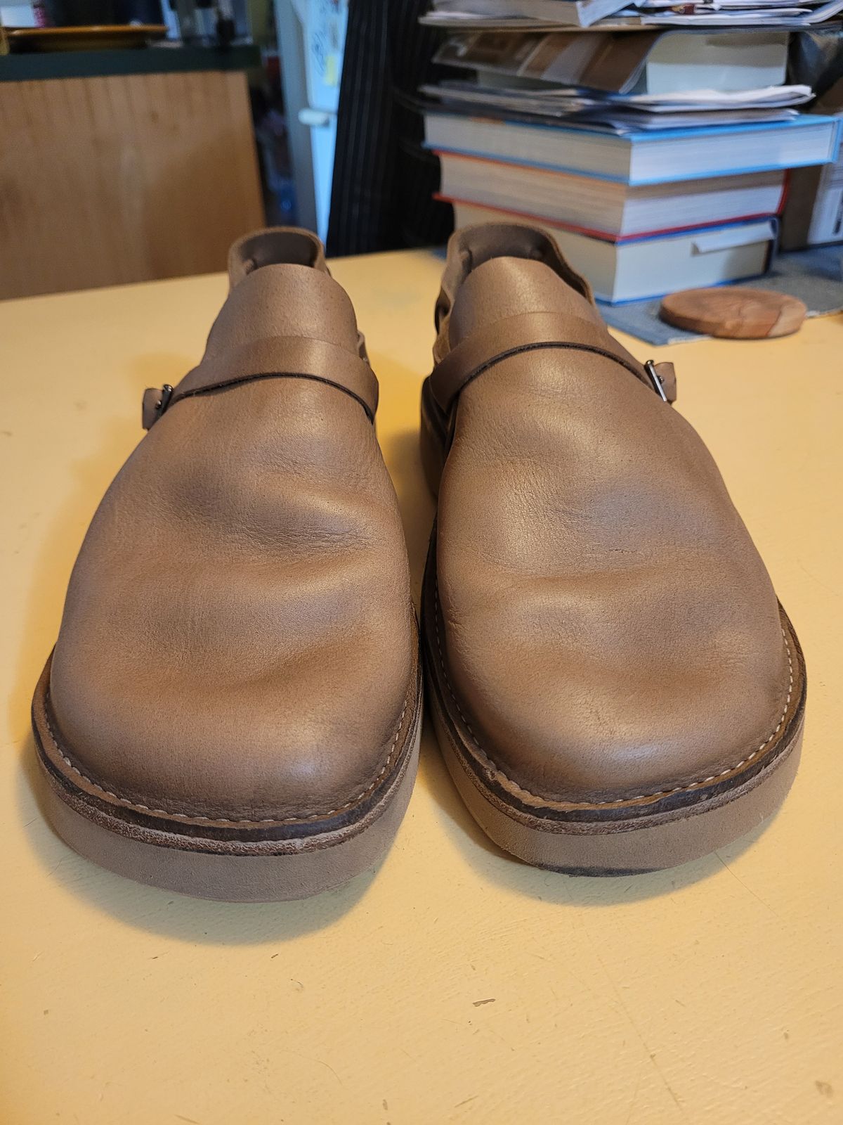 Photo by markieballa on June 3, 2025 of the Oak Street Bootmakers Country Loafer in Horween Natural Chromexcel.