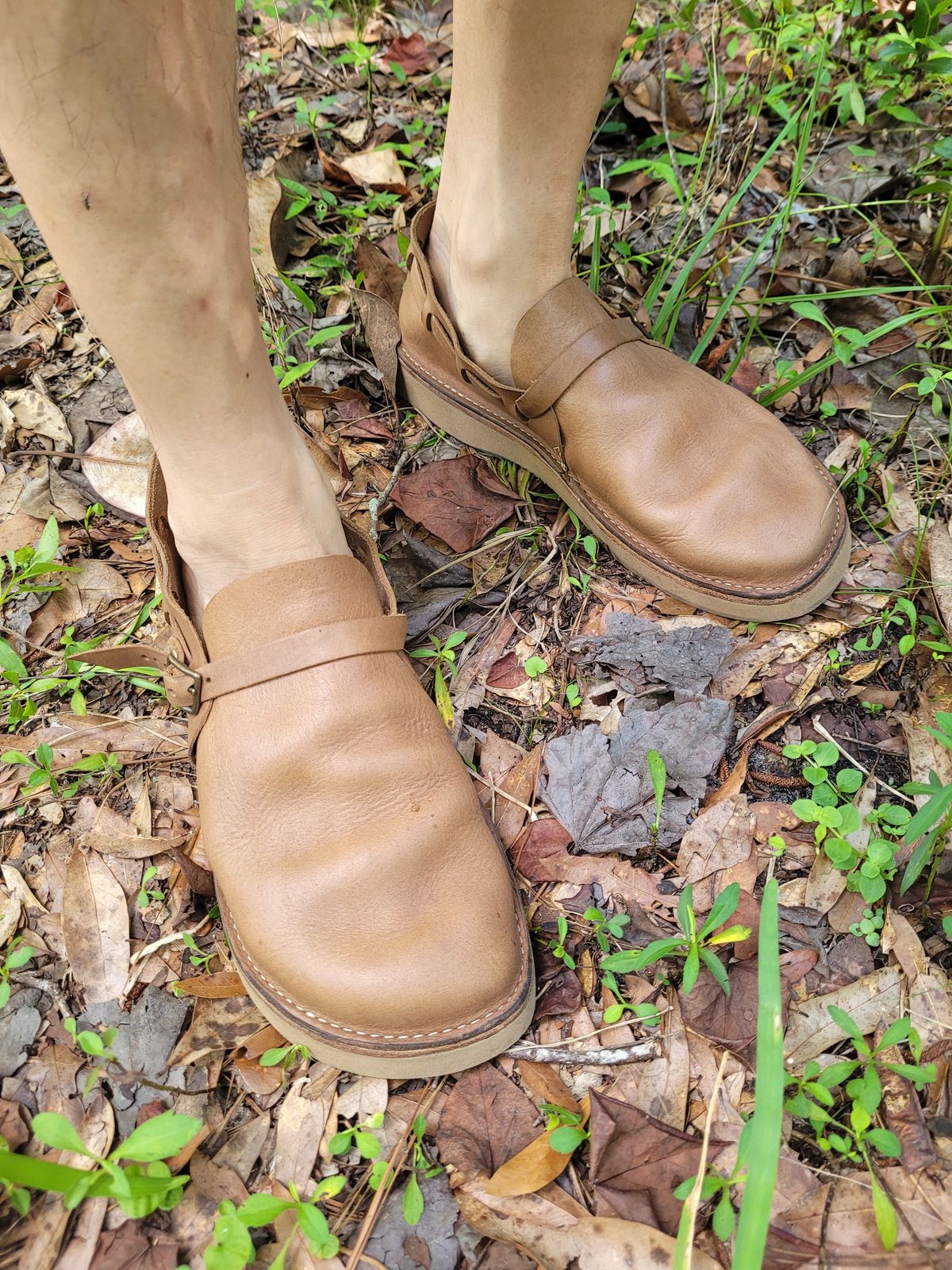 Photo by markieballa on July 11, 2025 of the Oak Street Bootmakers Country Loafer in Horween Natural Chromexcel.
